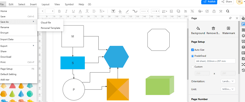 how-to-create-a-block-diagram-in-visio-edrawmax-online